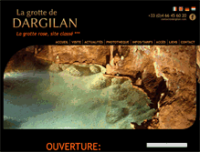 Tablet Screenshot of grotte-dargilan.com